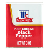 McCormick Pure Ground Black Pepper – Pure, Single-Ingredient Spice for Intentional Home Cooks