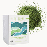 Rishi Tea Matcha Super Green – Camp-Friendly Japanese Green Tea, Lightweight Organic Sachet for Open-Air Brewing