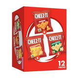 Kellogg's Gripz Mini Snack Pouches with Cheez-It and Grahams – Easy-Open Lunchbox Snacks for Picky School-Age Eaters