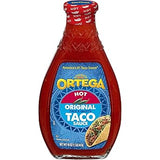 Ortega Taco Sauce Mild – Sodium-Free Mexican Drizzle for Wellness-Focused Cooks