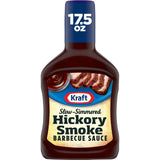 Kraft Hickory Smoke BBQ Sauce, 17.5 oz Bottle – Tailgate and Campground Condiment for Dipping, Slathering, and Grilling