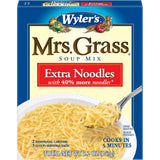 Wyler's Mrs. Grass Extra Noodles Soup Mix – Budget-Friendly Dinner Solution for Small Households