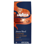 Lavazza House Blend Perfetto Ground Coffee Bag – Valentine's Day Coffee Gift for Her, Premium Italian Medium Roast 100% Arabica for Home Brewing