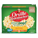 Orville Redenbacher's SmartPop! 94% Fat Free Butter Popcorn 12-Count Value Pack – Weight Management Snack for Home and Wellness Routines