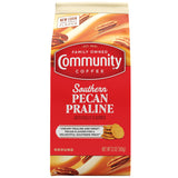 Community Coffee Pecan Praline Flavored Coffee – Holiday Gift for Her, Ready-to-Brew Southern Dessert Flavor