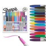 Sharpie Electro Pop Fine Tip Marker Pack - Durable Writing Set for Camping Gear, Coolers, and Metal Camp Equipment