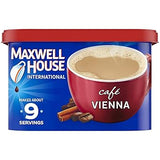 Maxwell House Instant Coffee Mix – Stocking Stuffer Gift for Travelers and Office Workers, Vanilla Caramel, 9 oz