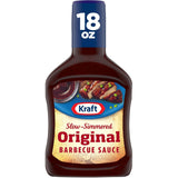 Kraft BBQ Barbecue Sauce – Family Weeknight Sauce for Burgers, Wings, and Kid-Friendly Plates
