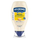 Hellmann's Real Mayonnaise Squeeze – Omega 3 Rich Gluten Free Condiment for Health Minded Home Cooking, 20 oz
