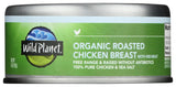 Wild Planet Organic Roasted Chicken Breast – USDA Organic Lunch Prep for Kid Wraps and Snack Plates, 5oz Can
