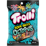 Trolli Sour Brite Octopus Gummy Worms – Safe After-School Snack for Kids Lunchbox Treat