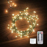 Dailyart Battery Fairy Lights 6ft Warm White – Toddler Bedroom and Playroom Decor, Cool to Touch Copper Wire