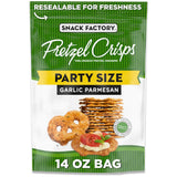 Snack Factory Pretzel Crisps Original Non-GMO 14 oz Resealable Bag for Tailgates Cookouts and Patio Gatherings