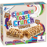 Cinnamon Toast Crunch Cereal Treat Bars, Snack Bars, 8 Ct, 6.8 oz – Car Ride Snack for Young Children and Road Trips