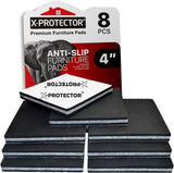 X-PROTECTOR Non Skid Furniture Pads 3" – Understated Floor Protectors That Match Modern Farmhouse and Scandinavian Decor