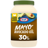 Kraft Mayo with Avocado Oil Reduced Fat – Uncluttered Refrigerator Door Condiment for Less-Is-More Home Cooks