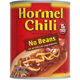 Hormel Chili No Beans – Fast College Dorm Protein for Study Sessions, 38 oz Family Size