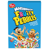 Post Fruity PEBBLES Marshmallow Cereal – Colorful Gluten Free Cereal for Playroom Munching