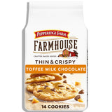 Pepperidge Farm Farmhouse Thin & Crispy Cookies – Kids' Snack Drawer Favorite, Pre-Portioned 14-Count Bag