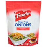 French's Original Crispy Fried Onions 24 oz – Plant-Forward Topping for Healthy Salad and Bowl Prep