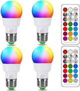 ILC Minimalist Smart LED Bulb 4-Pack, One Remote Syncs All Fixtures Without App or Hub