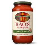 Rao's Homemade Tomato Basil Sauce – 100% Italian Tomatoes Slow-Cooked for Elevated Pantry