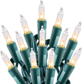 Minetom Cool-Touch Mini Lights 200 Count for Pet and Child Safe Home Lighting, 51.7ft Green Wire 51.7ft