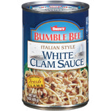Snow's Italian Style White Clam Sauce, 15 Ounce – Sustainably Sourced North Atlantic Clam Sauce for Wholesome Italian Dining, Garlic and Olive Oil