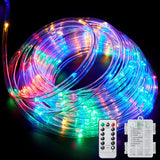 LumiGlow Simple LED Rope – 40ft Cordless Strip with Remote for Clutter-Free Bedroom & Studio Decor