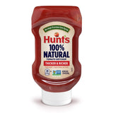 Hunt's All Natural Tomato Ketchup – Mess-Free Squeeze Bottle Topping for Nuggets, Fries, and Tater Tots