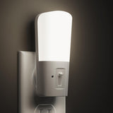 LOHAS Minimalist Nightlight, Low Profile 1W LED Plug in with Hidden Light Sensor for Uncluttered Walls