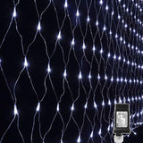 LYHOPE 8-Mode Christmas Net Lights – Simple, Single-Layer Holiday Mesh for Intentional Living Spaces
