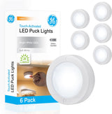 GE Battery Puck Light – Instant On Demand Lighting for Garage Workshop and Craft Stations