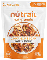 NuTrail Cinnamon Pecan Nut Granola – Streamlined Breakfast Bowl for a Less-Is-More Countertop