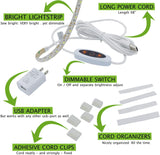 Madam Sew Flexible LED Sewing Light – Dimmable Glow for Relaxing Stitching Rituals and Reduced Eyestrain