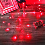 Lumify Battery Operated Outdoor Fairy Lights 16ft – Weather Resistant Copper Wire LED Lights for Tent, Pergola, and Garden