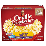 Orville Redenbacher's Ultimate Butter Microwave Popcorn Holiday Gift Set for Dads Who Love Game Day Snacks