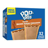 Pop-Tarts Toaster Pastries Frosted Cinnamon – Quick Commute Breakfast for Professionals, Family Pack 32