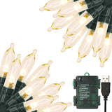 Battery Operated Kids Room Lights with 8 Fun Modes and Memory Function, Safe Playroom and Bedroom Decor Without Flame or Heat, Waterproof LED String Lights