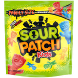 SOUR PATCH KIDS Fat-Free Chewy Assorted Candy, 1.8 lb Holiday Gift Bag for Christmas Stocking, Valentine's Day Exchange, and Hostess Presents