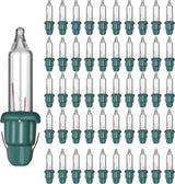 Mudder Mini Christmas Bulb Pack – Durable Indoor Outdoor Replacement Bulbs for Exterior Light Strings and Yard Decor