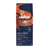 Lavazza House Blend Perfetto Whole Bean Coffee 12oz – Valentine's Day Gourmet Gift for Her and Him, Velvety Caramel Italian Coffee