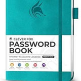 Clever Fox Password Book – Secure Offline Password Storage for Seniors, No Subscription or App Required