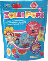 Zollipops Clean Teeth Lollipops – After Meal Treat for Kids Oral Care Routine, Xylitol Sugar Free Natural Fruit 5.2oz