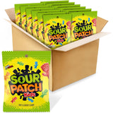 Sour Patch Kids Original Soft & Chewy Candy 12-Count Variety – Movie Night Gift Basket Add-On and Road Trip Care Package Treats