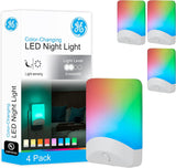 GE Simple Night Light for Studio Apartment and Entryway – Small Form Plug In LED, Auto On Off
