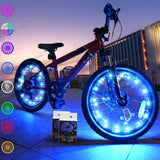 TINANA Spoke Light Set – Bright LEDs for Group Rides, Evening Leisure Rides, and Outdoor Cycling Events
