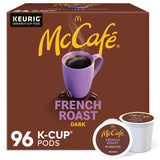McCafe French Roast K-Cup Pods Holiday Gift for Coffee Lover, Bulk Dark Roast Coffee for Family Stocking Stuffer