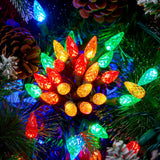 Joiedomi Strawberry C6 Lights – Family-Friendly Holiday Decor for Children's Room, 150 Unbreakable LED Bulbs with No Flame and No Wax