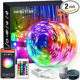 DAYBETTER LED Strip Lights – Relaxing Bath Time & Self Care Ritual Lighting, App Controlled Color Scenes